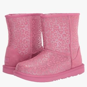 UGG Classic Pink Leopard Boot